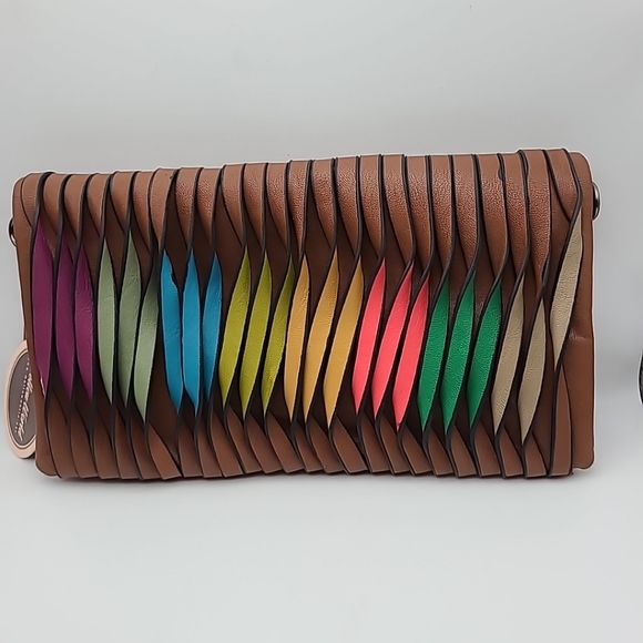 Mellow World Rainbow Camel Clutch Purse - Picture 2 of 15
